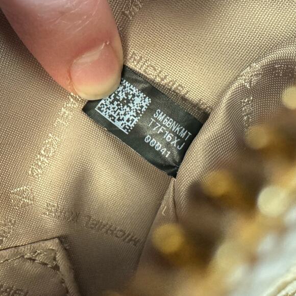 Michael Kors Jet Set Canvas Monogram Large Tote Bag Purse - Picture 10 of 10